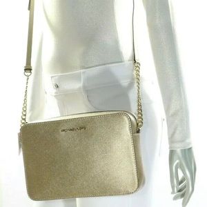 Michael Kors Gold Crossbody Bag